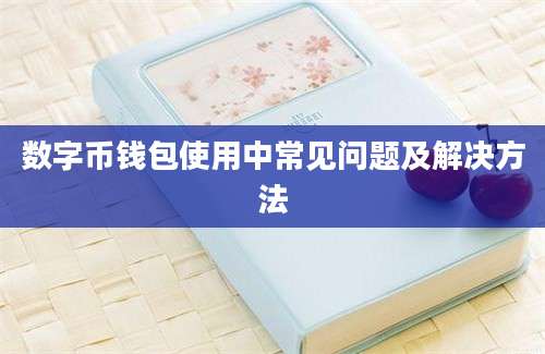 数字币钱包使用中常见问题及解决方法