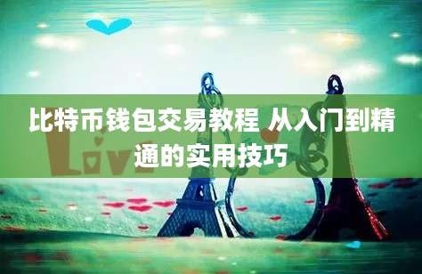 比特币钱包交易教程 从入门到精通的实用技巧