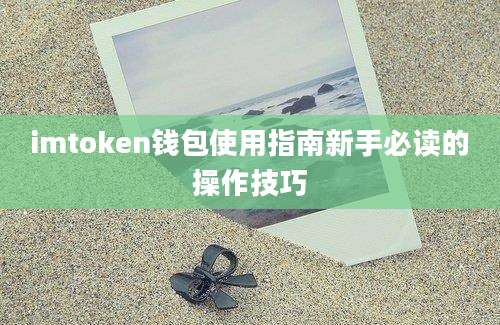 imtoken钱包使用指南新手必读的操作技巧