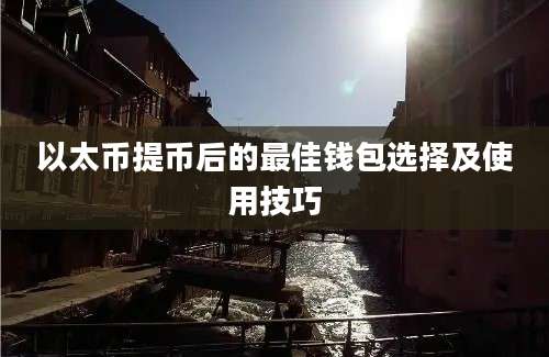 以太币提币后的最佳钱包选择及使用技巧