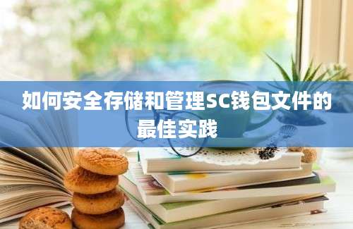 如何安全存储和管理SC钱包文件的最佳实践