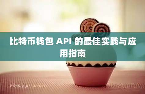 比特币钱包 API 的最佳实践与应用指南