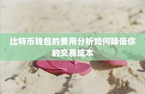 比特币钱包的费用分析如何降低你的交易成本