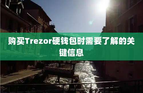 购买Trezor硬钱包时需要了解的关键信息