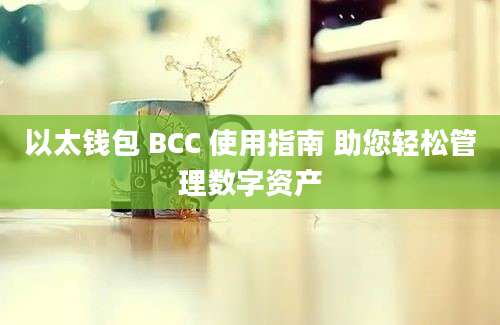 以太钱包 BCC 使用指南 助您轻松管理数字资产