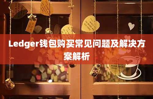 Ledger钱包购买常见问题及解决方案解析