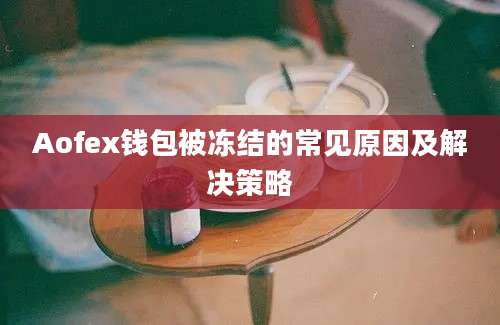 Aofex钱包被冻结的常见原因及解决策略