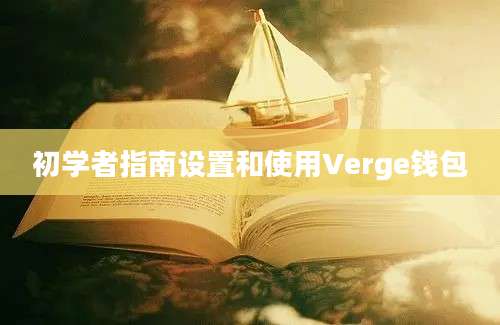 初学者指南设置和使用Verge钱包