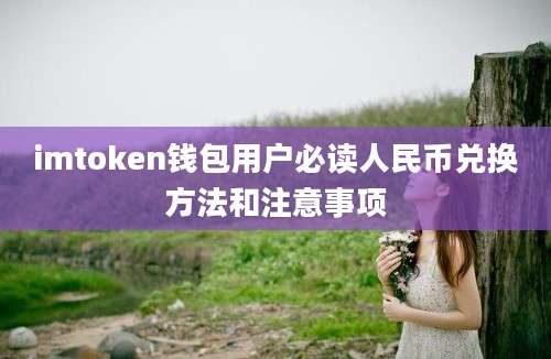 imtoken钱包用户必读人民币兑换方法和注意事项