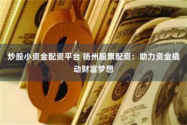 炒股小资金配资平台 扬州股票配资：助力资金撬动财富梦想