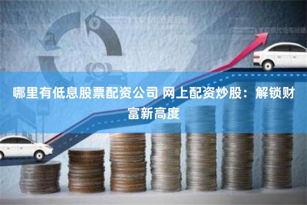 哪里有低息股票配资公司 网上配资炒股：解锁财富新高度