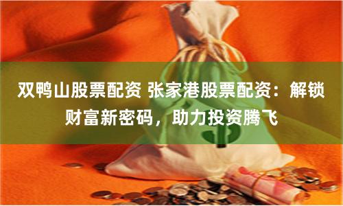 双鸭山股票配资 张家港股票配资:解锁财富新密码,助力投资腾飞