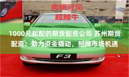 1000元起配的期货配资公司 苏州期货配资:助力资金撬动,把握市场机遇